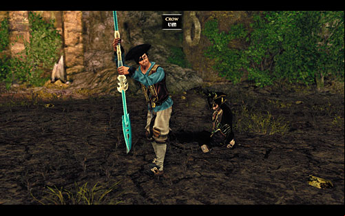 After the fight you'll receive the Titan Harpoon. - The Fight Against Crow - The Sword Coast - Quests - Risen 2: Dark Waters - Game Guide and Walkthrough
