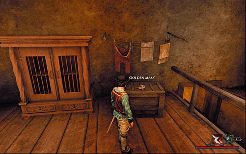 You can find one of the trinkets under the commandant's wet pants. - Golden Masks - The Sword Coast - Quests - Risen 2: Dark Waters - Game Guide and Walkthrough