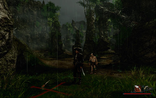 A pretty place to hide valuables. - The Treasure in the Hidden Valley - Maracai Bay - Quests - Risen 2: Dark Waters - Game Guide and Walkthrough