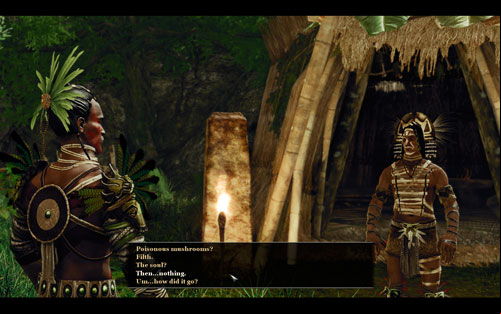 It's like having a conversation with Nietzsche. - Datu's Third Question - Maracai Bay - Quests - Risen 2: Dark Waters - Game Guide and Walkthrough