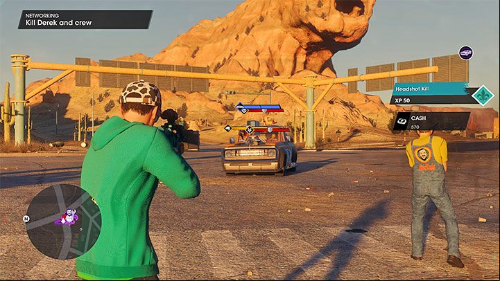 You can return to JimRob's Garage in the monster truck, though the game doesn't let you keep it after the mission (we've described how to get a permanent monster truck of your own in the FAQ) - Saints Row 2022: Networking - walkthrough - Walkthrough - Saints Row Guide, Walkthrough
