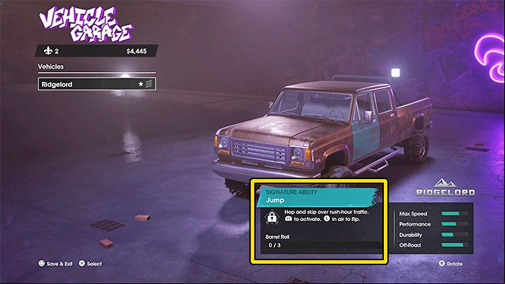 Each vehicle in the game has its own signature ability you can unlock - Saints Row 2022: Signature Abilities - Basics - Saints Row Guide, Walkthrough