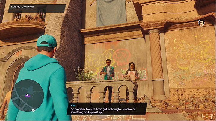 During combat some characters can get stuck, glitch out and block other characters from progressing - this applies both to allies (example pictured above happened while taking over the church) and enemies - Saints Row 2022: Bugs and technical issues - freezes, glitches - Appendix - Saints Row Guide, Walkthrough