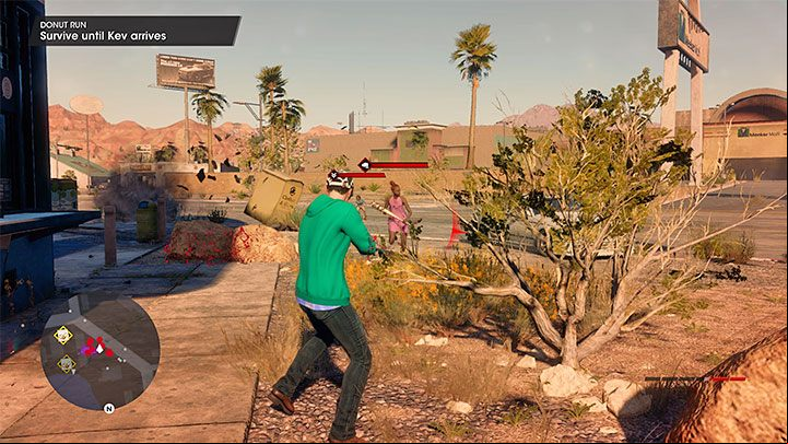 You'll suddenly be attacked by nearly every single character nearby - fight to stay alive - Saints Row 2022: Donut Run - walkthrough - Walkthrough - Saints Row Guide, Walkthrough