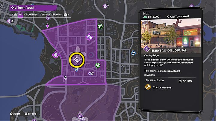 This secret is related to Cactus Material - Saints Row: Cutting Edge - venture description, Ediths collectibles - Ventures - Saints Row Guide, Walkthrough
