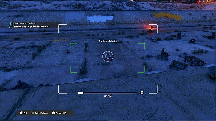 You have to examine the wide culvert from the ledge above - it will allow you to photograph the tracks from the picture above - Saints Row: Cutting Edge - venture description, Ediths collectibles - Ventures - Saints Row Guide, Walkthrough