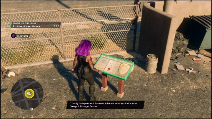 The next point is a bit further - Saints Row 2022: Discoveries (East Old Town) - list and description of activity - East Old Town - Saints Row Guide, Walkthrough