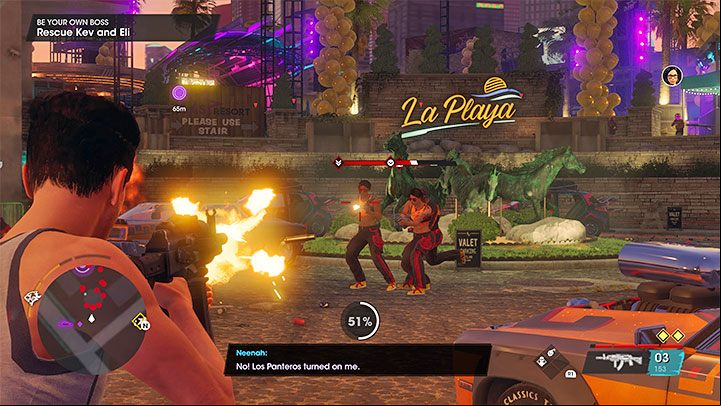 Leave the car and head to where Kev and Eli are - Saints Row 2022: Be Your Own Boss - walkthrough - Walkthrough - Saints Row Guide, Walkthrough