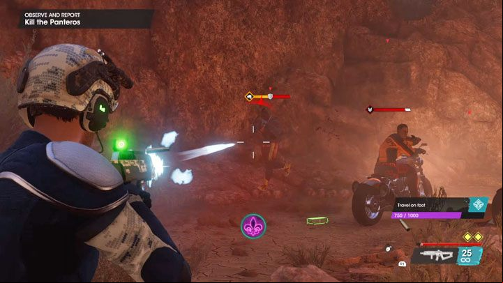 Start firing away at him with your best weaponry - Saints Row 2022: Observe and Report - walkthrough - Walkthrough - Saints Row Guide, Walkthrough