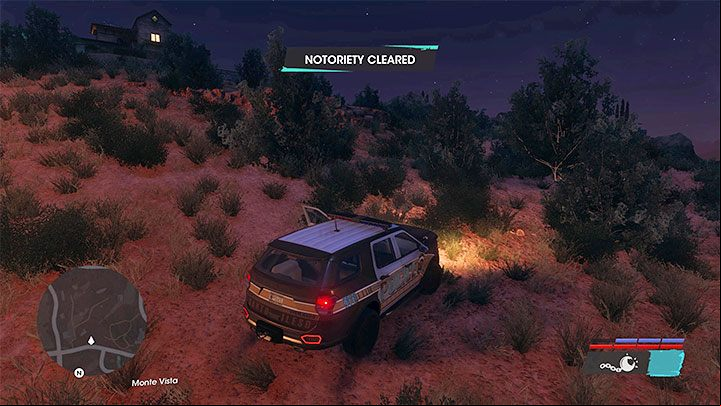 After losing the enemy machines, observe the radar indications - stay away from the red dots - Saints Row 2022: Pursuit - how to lose, how to get rid of Notoriety? - FAQ - Saints Row Guide, Walkthrough