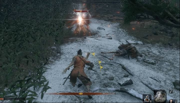 This version of the Shuriken doesnt differ much from the previous one - Loaded Shuriken | Prosthetic Tools in Sekiro Shadows Die Twice - Prosthetic Tools - Sekiro Guide and Walkthrough