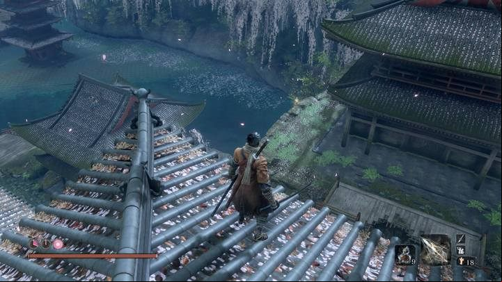 In this place you will also find one additional trader - Fountainhead Palace | Sekiro Shadows Die Twice Walkthrough - Main story - Sekiro Guide and Walkthrough
