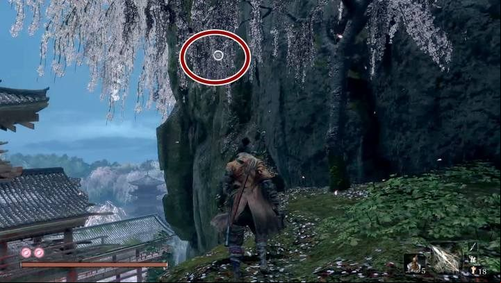 To get to the merchant, climb to the top of the stairs behind the lake, in a closed gate - Fountainhead Palace | Sekiro Shadows Die Twice Walkthrough - Main story - Sekiro Guide and Walkthrough
