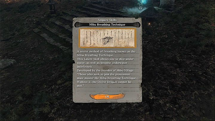 As a reward for defeating the Corrupted Monk game will unlock the ive ability associated with diving - Mibu Breathing Technique - How to dive in the water in Sekiro? - FAQ - Sekiro Guide and Walkthrough