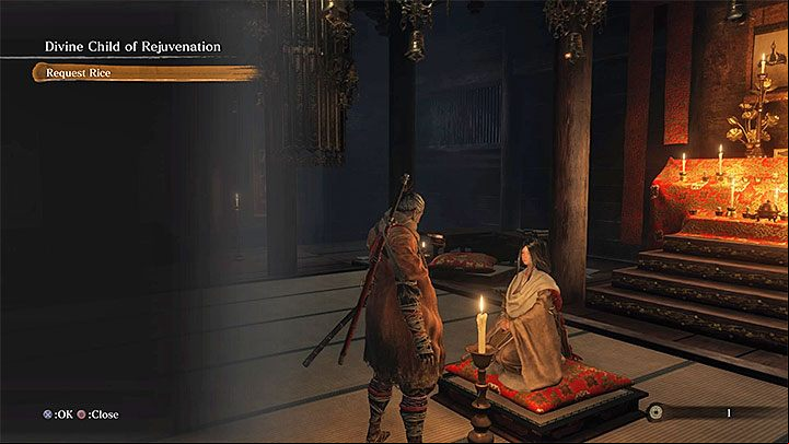 Important limitations related to this item is that you only have one rice stack - Rice | Unique items in Sekiro Shadows Die Twice - Unique items - Sekiro Guide and Walkthrough