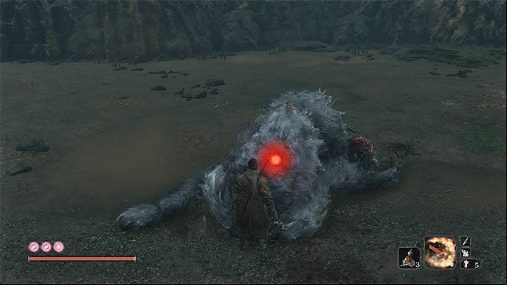 Headless Guardnian Ape leaves behind a memory and 2x Prayer Beads - Ashina Depths | Sekiro Shadows Die Twice Walkthrough - Main story - Sekiro Guide and Walkthrough