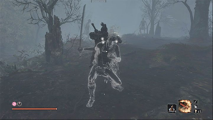 In the Hidden forest rises thick fog, which makes it difficult to search the area - Ashina Depths | Sekiro Shadows Die Twice Walkthrough - Main story - Sekiro Guide and Walkthrough