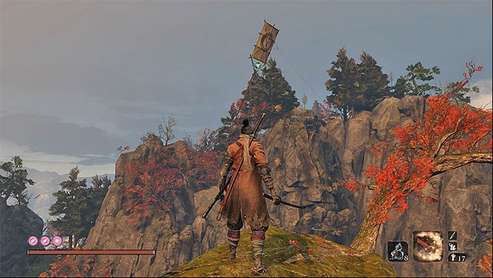 You just need to approach the kite - Great Serpent - the second and third encounter| Sekiro Shadows Die Twice - Bosses - Sekiro Guide and Walkthrough