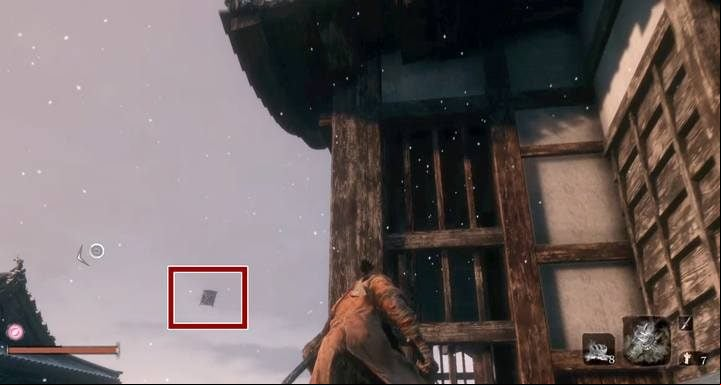 Enemies lurk behind almost every corner - these opponents are equipped with daggers and throwing knives (they fly like boomerangs) - Ashina Castle | Sekiro Shadows Die Twice Walkthrough - Main story - Sekiro Guide and Walkthrough