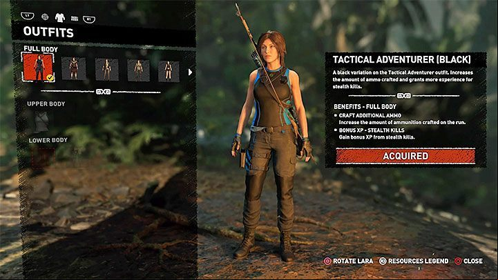 You can change Laras clothes in the Shadow of the Tomb Raider every time you reach a camp - Shadow of the Tomb Raider Game Guide