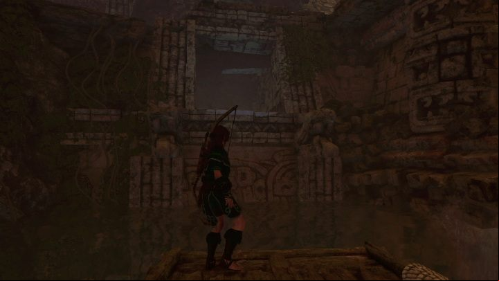 When the tank is filled with water, jump inside, stand on the raft and jump out of it into the open age - Challenge Tombs - The Hidden City in Shadow of the Tomb Raider - Challenge Tombs - Shadow of the Tomb Raider Game Guide