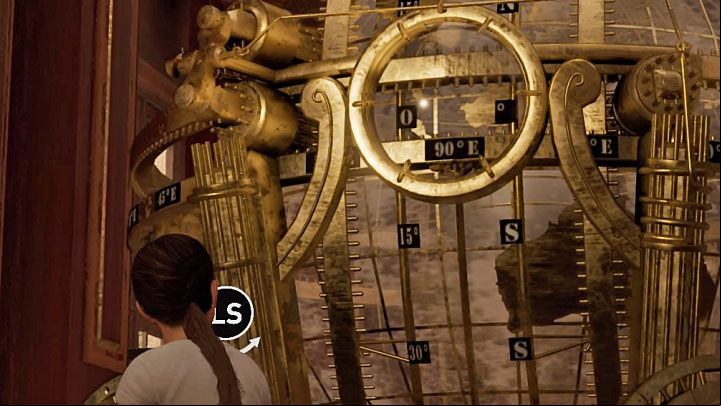 First, take a look at the globe from picture 1 - How to solve the White Queen riddle in the Crofts mansion? - Solving Riddles - Shadow of the Tomb Raider Game Guide
