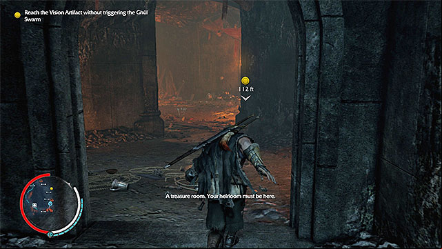 The treasure room entrance - 12: The Messenger | Main missions - Main missions - Middle-earth: Shadow of Mordor Game Guide