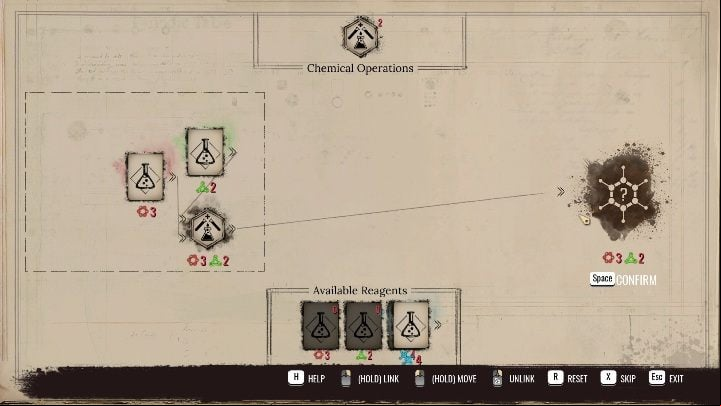 The final step is to connect everything to the unknown substance - Sherlock Holmes Chapter One: Chemical analyses - how to ? - Minigames - Sherlock Holmes Chapter One Guide