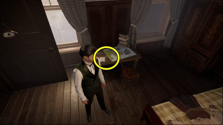 Go back to the first floor and open the door with the bell symbol - Sherlock Holmes The Awakened: Arnesons Mansion - Chapter 5 - Arnesons Mansion - Sherlock Holmes The Awakened Walkthrough