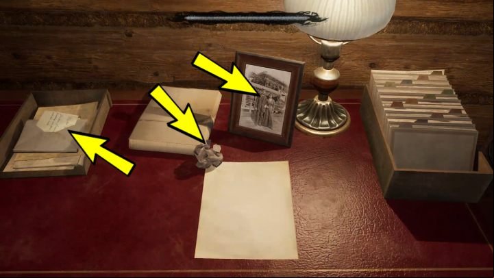 Check the desk for - Sherlock Holmes The Awakened: Arnesons Mansion - Chapter 5 - Arnesons Mansion - Sherlock Holmes The Awakened Walkthrough