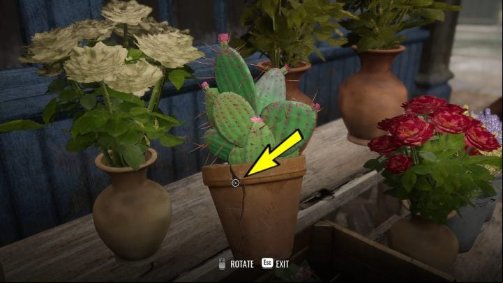 When you pick up the cactus pot, examine the spot with the missing needle - Sherlock Holmes The Awakened: Chapter 1, Barnes Bookshop - Chapter 1 - Baker Street - Sherlock Holmes The Awakened Walkthrough