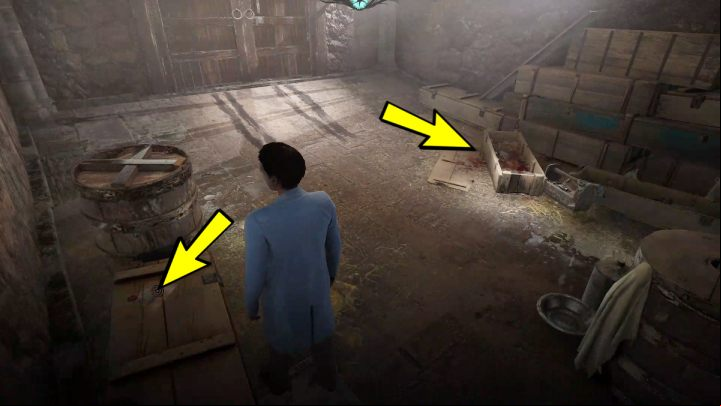 Take a look at locked chest on the left side of the room and approach the open one - Sherlock Holmes The Awakened: Chapter 3 - Block B - Chapter 3 - Edelweiss Institute - Sherlock Holmes The Awakened Walkthrough