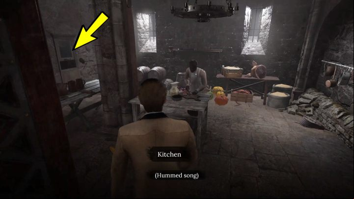 Turn right and follow the corridor until you reach the kitchen - Sherlock Holmes The Awakened: Chapter 3 - Watson - Chapter 3 - Edelweiss Institute - Sherlock Holmes The Awakened Walkthrough