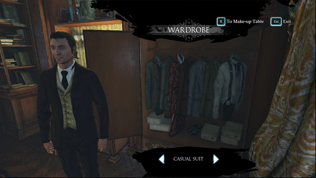 Holmes in wardrobe. - Lestrade at Woodmans Lee - The Fate of Black Peter - Sherlock Holmes: Crimes and Punishments - Game Guide and Walkthrough