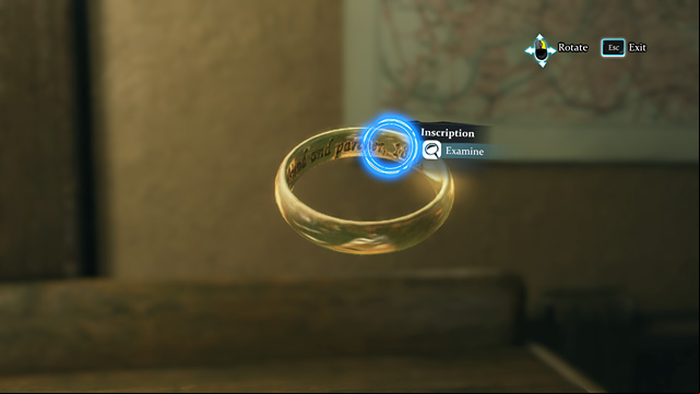 The Inscription on Neligans ring. - Examine Neligans belongings and interrogate him - The Fate of Black Peter - Sherlock Holmes: Crimes and Punishments - Game Guide and Walkthrough