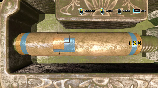Switch (1 click) to number 2 and turn it upwards to make the small window visible and connect the lines in it with the lines on the part number 1 - Learn what Liam Hurtley is hiding - The Fate of Black Peter - Sherlock Holmes: Crimes and Punishments - Game Guide and Walkthrough