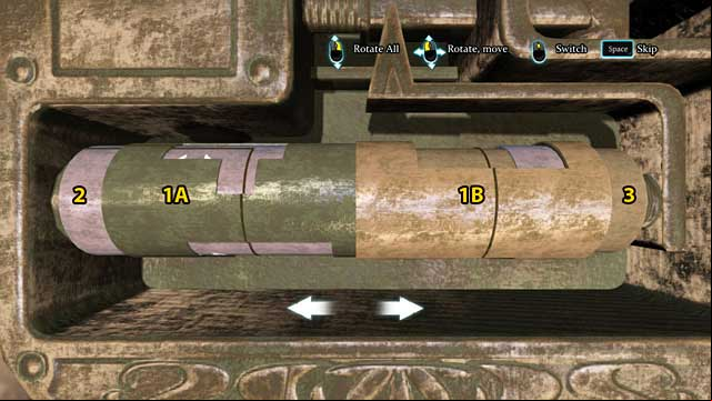 Rotate all so that the you can see the vertical lines on nr 1A and nr 2 - Request Wiggins assistance in locating the right circus - A Half Moon Walk - Sherlock Holmes: Crimes and Punishments - Game Guide and Walkthrough