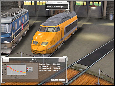 The game will unlock new locomotives from time to time - Buying locomotives - Hints - Sid Meiers Railroads! - Game Guide and Walkthrough