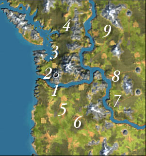 Additional hints for the entire scenario - Scenario 4 - Northwest U.S. - Game scenarios - Sid Meiers Railroads! - Game Guide and Walkthrough