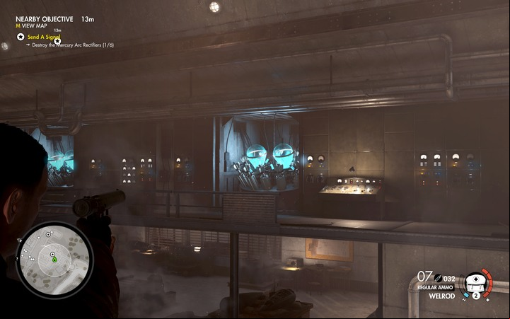 You can destroy six mercury tanks to stop the production - Sabotaging the factory and Kesslers notes | Mission 6 Magazzeno Facility - Mission 6: Magazzeno Facility - Sniper Elite 4 Game Guide