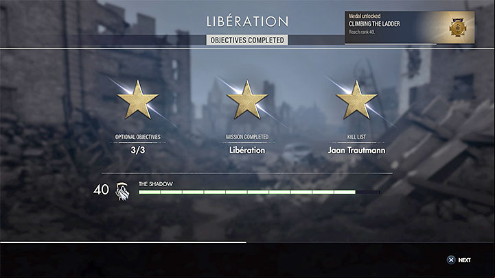 In Sniper Elite 5, you can accumulate experience points and advance to the next ranks (experience levels), but this applies to campaign mode and doesn't include, for example, multiplayer battles - Sniper Elite 5: Character progression and equipment development - tips - Basics - Sniper Elite 5 Guide, Walkthrough