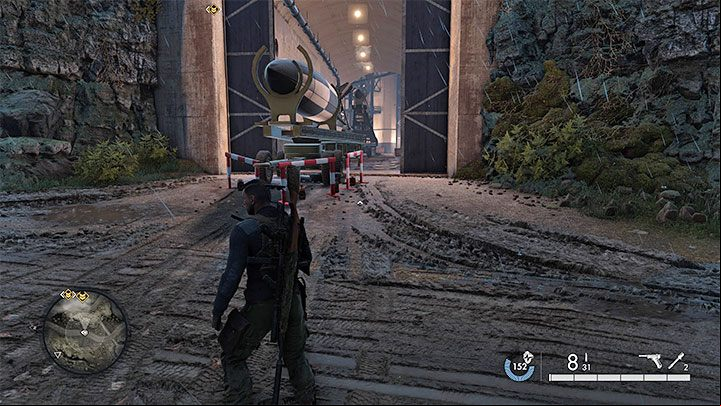 The refueling station is inside an underground complex - Sniper Elite 5: Sabotaging the V2 rocket installations (mission 7) - walkthrough - Mission 7 - Secret weapons - Sniper Elite 5 Guide, Walkthrough