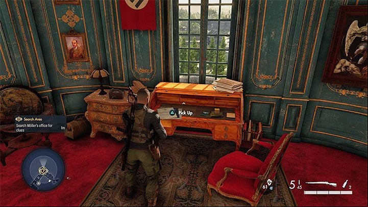 Type of collectible: Classified Document - Sniper Elite 5: Secrets and collectibles in mission 2 (Occupied Residence) - Secrets & Collectibles - Sniper Elite 5 Guide, Walkthrough