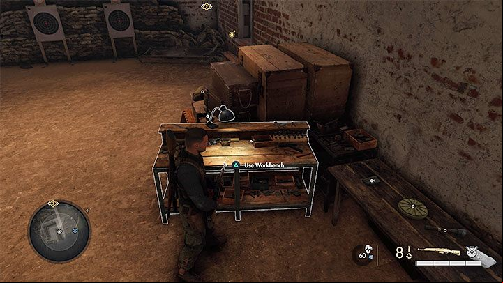 Type of collectible: Workbench - Sniper Elite 5: Secrets and collectibles in mission 2 (Occupied Residence) - Secrets & Collectibles - Sniper Elite 5 Guide, Walkthrough