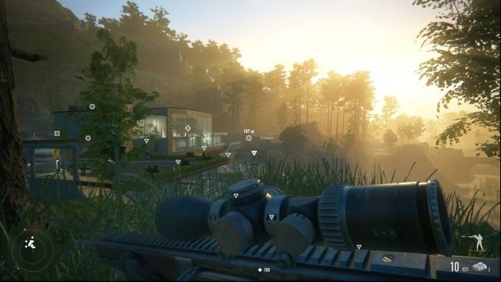 There are not so many enemies within the base but there are two snipers - watch out for them. - Beketov Valley | Sniper Ghost Warrior Contracts Walkthrough - Walkthrough - Sniper Ghost Warrior Contracts Guide