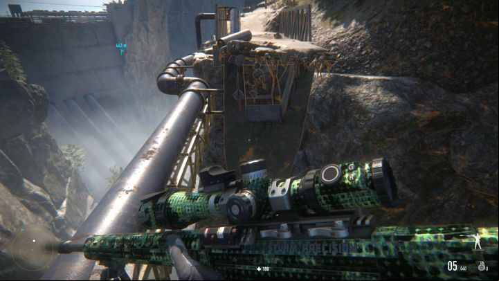 You have to go walk on the pipes to continue. - Sibirskaya-7 Junction - Walkthrough - Sniper Ghost Warrior Contracts Guide