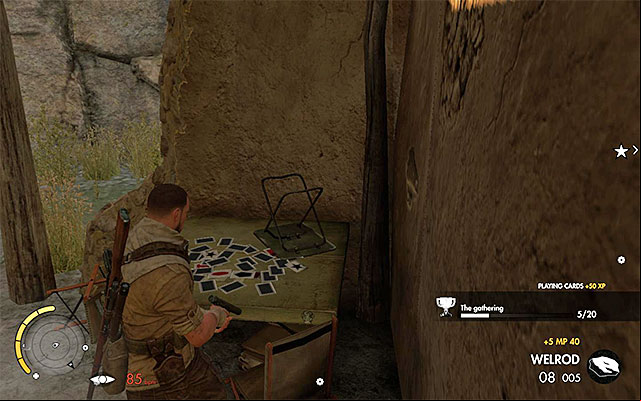 Collectible cards are one of the games secrets. - Main and secondary mission objectives - Hints - Sniper Elite III: Afrika - Game Guide and Walkthrough