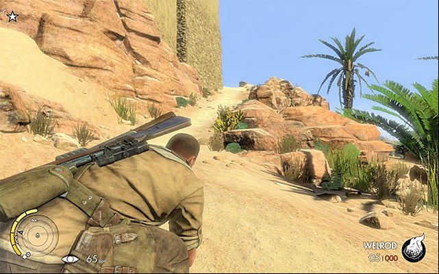 The path to the hill - Getting to the old city - Mission 5 - Siwa Oasis - Sniper Elite III: Afrika - Game Guide and Walkthrough