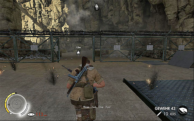 Reach the exit gate - Escaping the hall - Mission 8 - Ratte Factory - Sniper Elite III: Afrika - Game Guide and Walkthrough