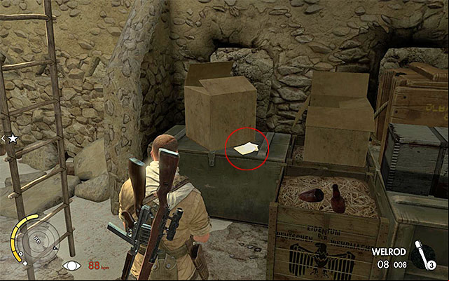 The diary is in the storage - War Diaries - Collectibles - Mission 5 - Sniper Elite III: Afrika - Game Guide and Walkthrough